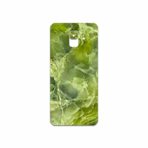 MAHOOT Green Crystal Marble Cover Sticker for Samsung Galaxy A6 2018