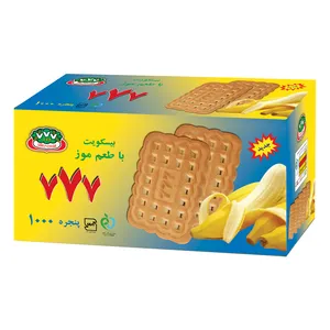 بیسکوییت پنجره ای با طعم موز 777 -900 گرم 