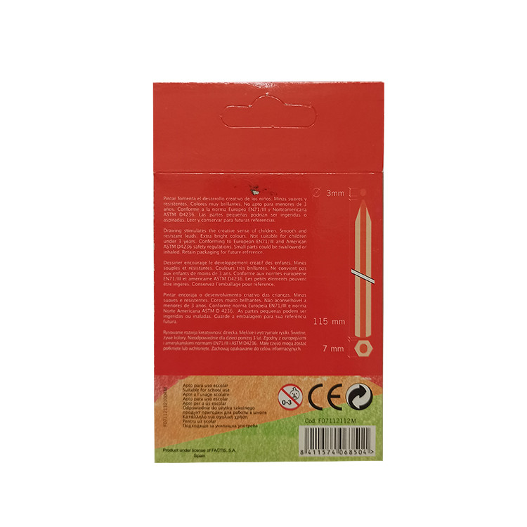 مداد رنگی 12 رنگ فکتیس کد HT01