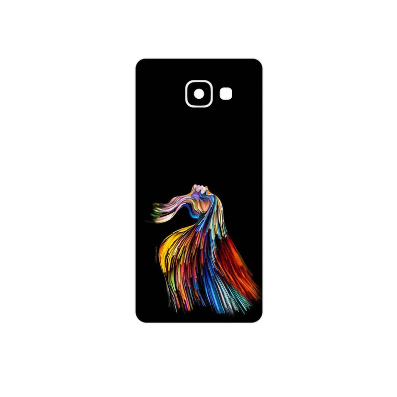 برچسب پوششی ماهوت مدل Rainbow Hair Digital Art مناسب برای گوشی موبایل سامسونگ Galaxy A5 2016