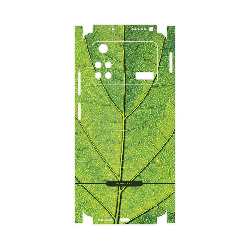 برچسب پوششی ماهوت مدل Leaf-Texture-FullSkin مناسب برای گوشی موبایل شیائومی Poco M4 Pro 4G