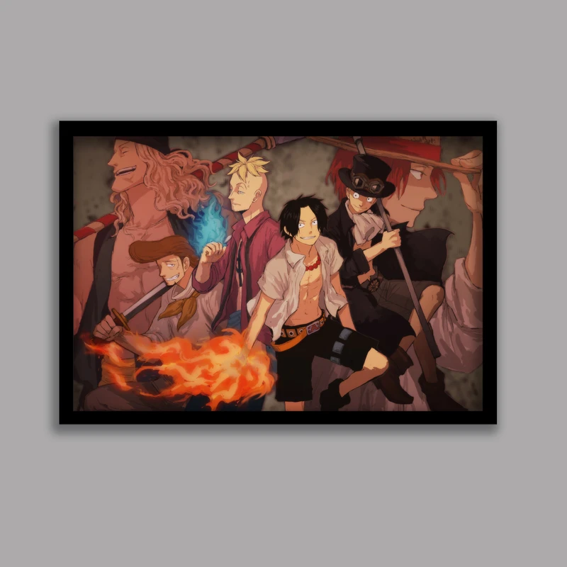 تابلو مدل انیمه وان پیس One Piece کد LA-G10500-2