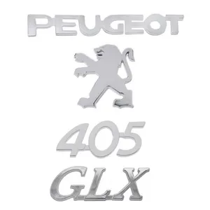 آرم صندوق عقب خودرو قطعه سازان کبیر مدل PUG-405GLXN-3010229 مناسب برای پژو 405 مجموعه 4 عددی