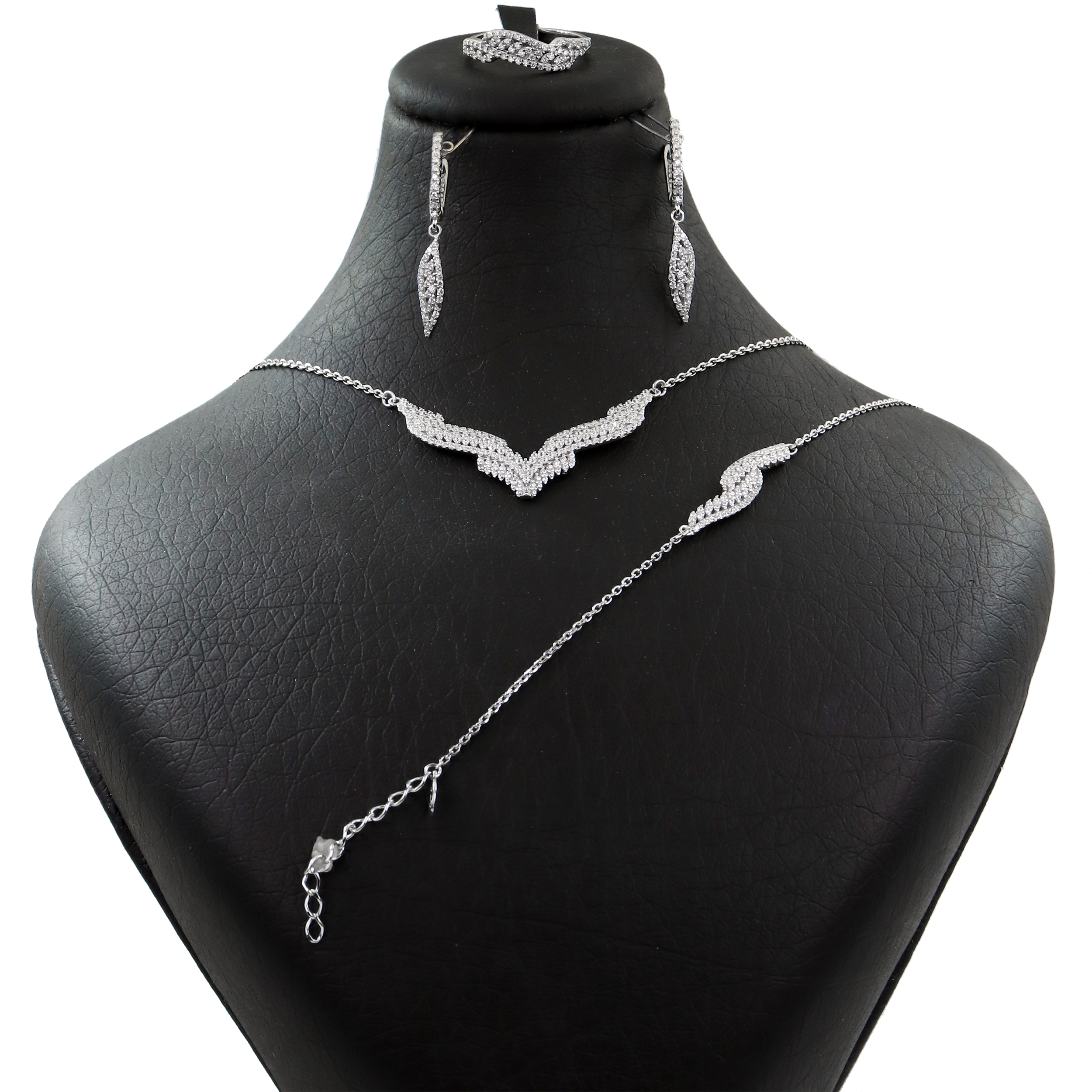 ست نقره زنانه جی تی ای مدل جی نایس 25