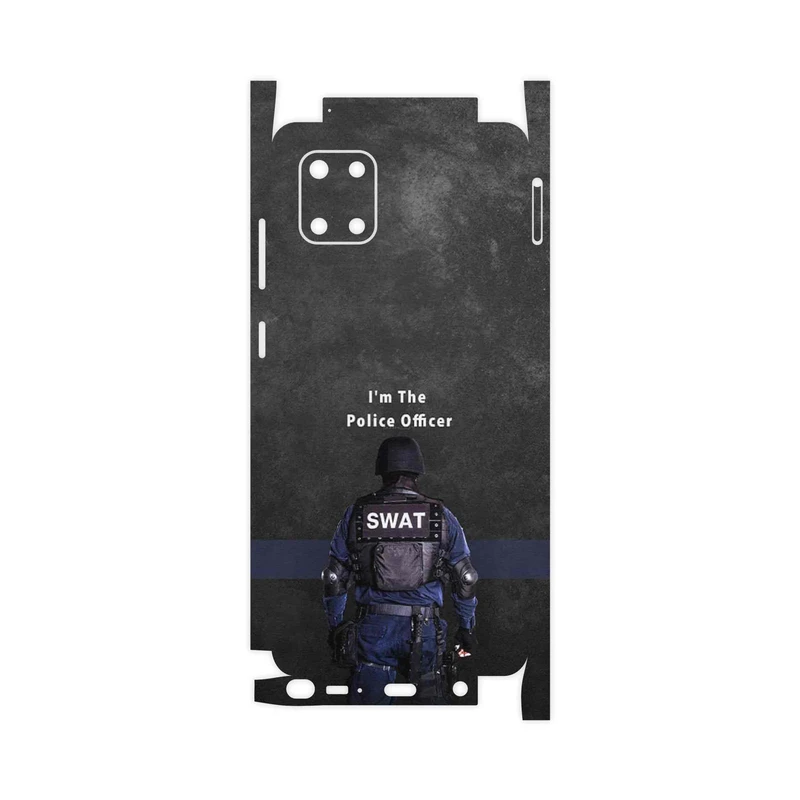برچسب پوششی ماهوت مدل Police Officer-FullSkin مناسب برای گوشی موبایل سامسونگ Galaxy Note 10 Lite