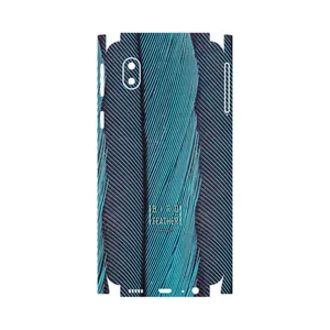 MAHOOT Turquoise feathers-FullSkin Cover Sticker for Samsung Galaxy A01 Core