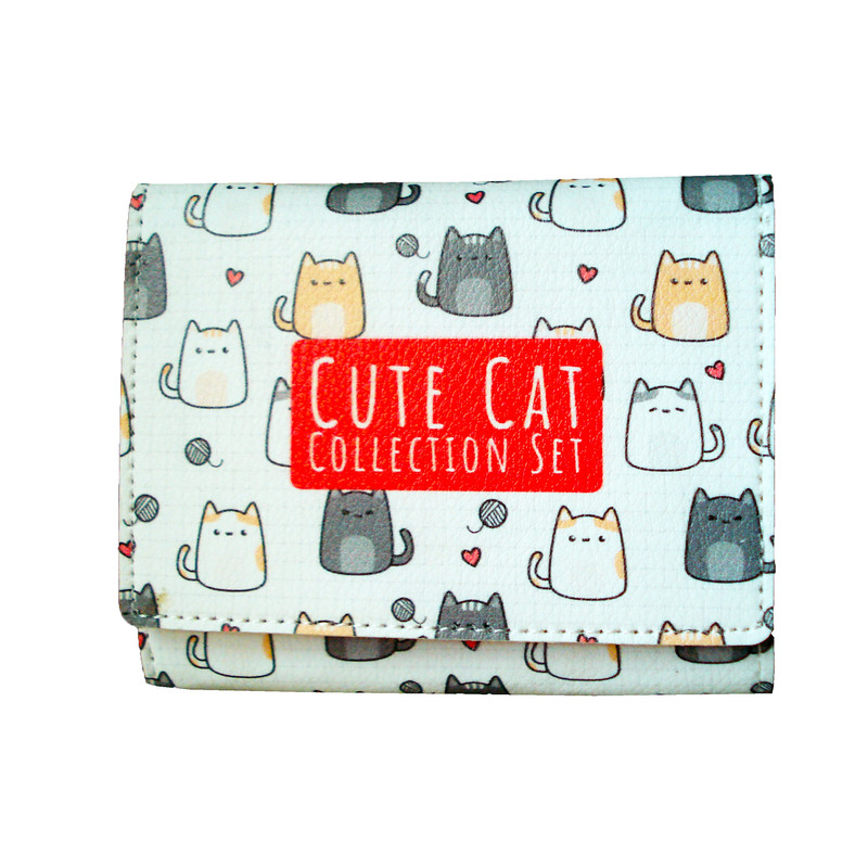کیف پول دخترانه مدل cute cat کد 238