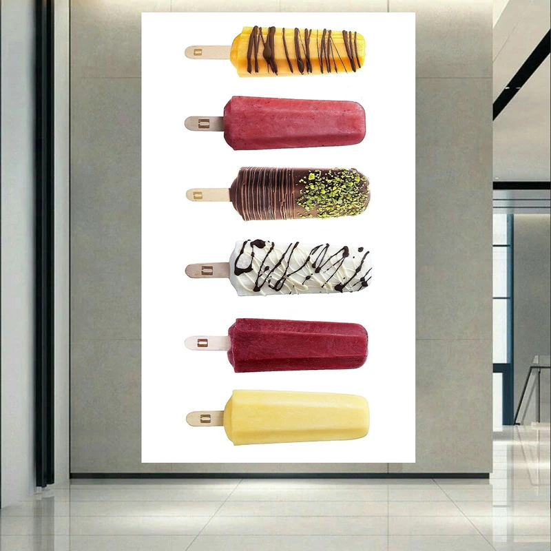 تابلو بوم طرح مخمل بستنی مدل کالکشن کد AR30660