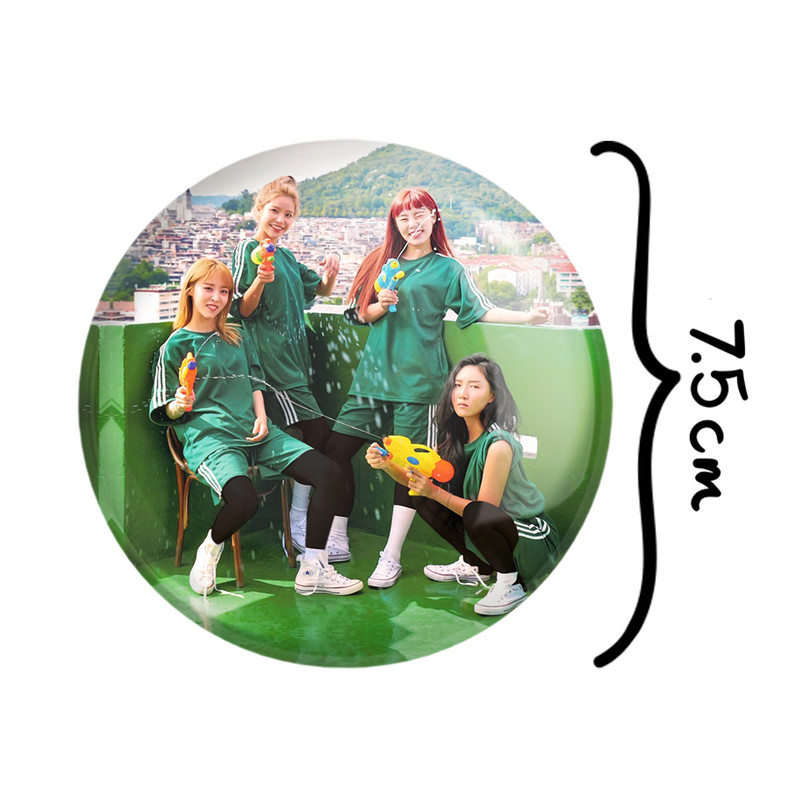 آینه جیبی خندالو طرح گروه مامامو Mamamoo مدل تاشو کد 19457