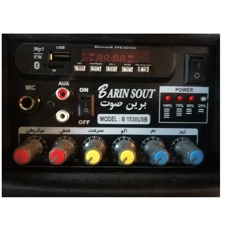 اکو همراه برین صوت مدل 1530W به همراه میکروفن بی سیم