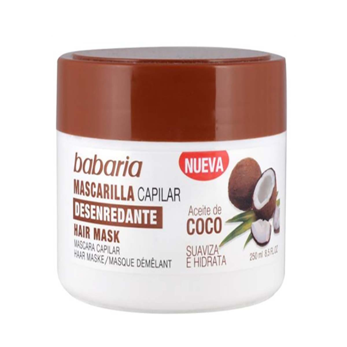 ماسک مو باباریا مدل Aceite de coco حجم 250 میلی لیتر