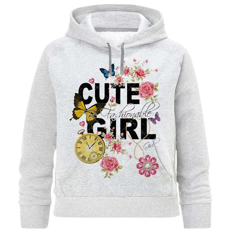 هودی دخترانه مدل F975 GIRL