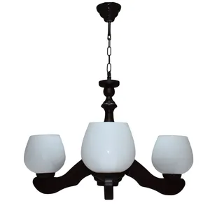  لوستر سه شعله چشمه نور کد G713/3-BR