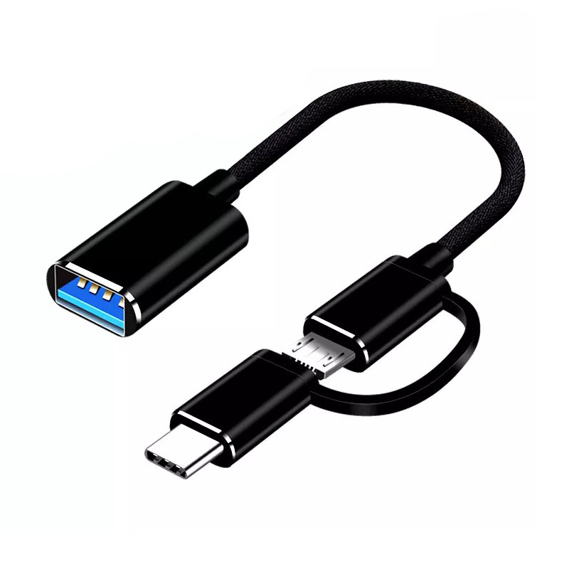 مبدل USB 3.0 OTG به MicroUSB/USB-C مدل 01