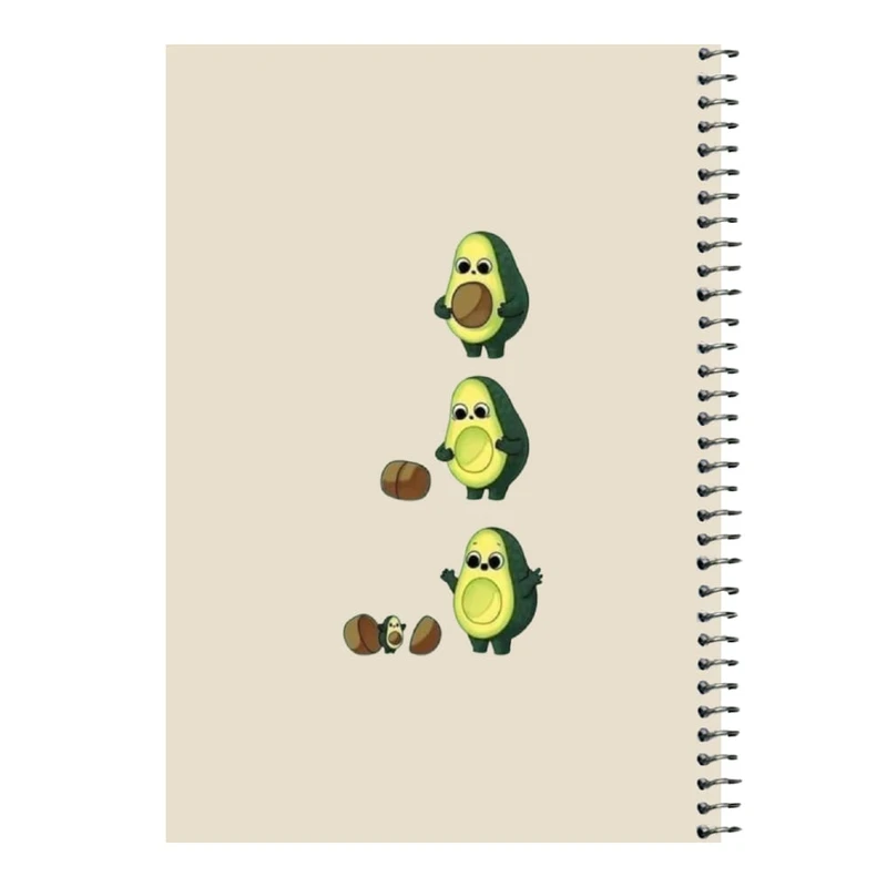 دفتر مشق 80 برگ اس جی مدل آووکادو