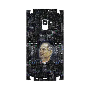 MAHOOT Collage of Steve Jobs 2-FullSkin Cover Sticker for Samsung Galaxy A8 2018