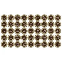 استیکر مدل حبوبات و ادویه‌جات مجموعه 45 عددی
