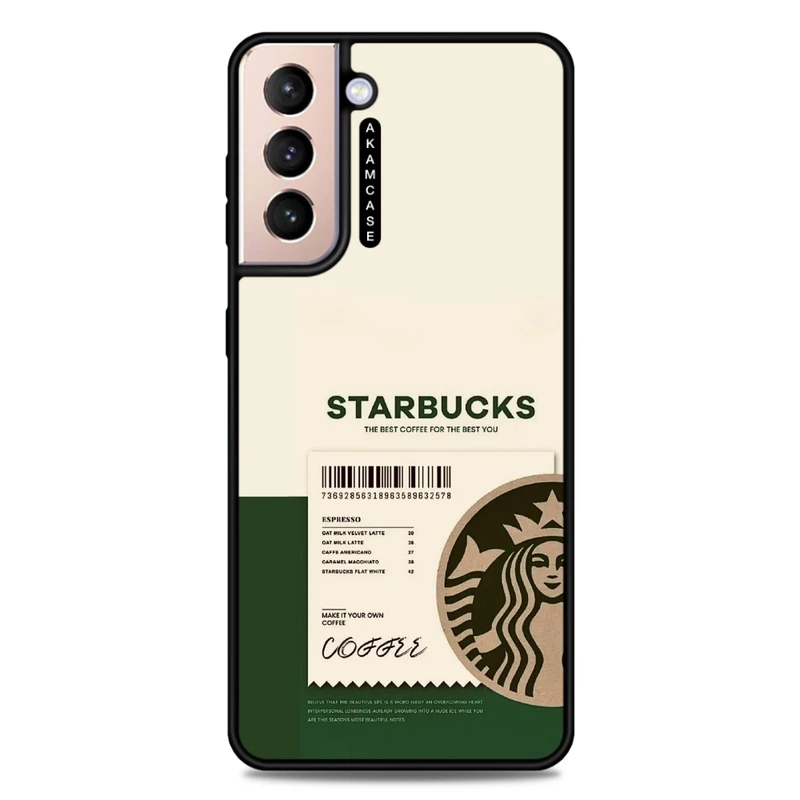 کاور آکام مدل AMC-WSGS21P-STARBUCKS-43 مناسب برای گوشی موبایل سامسونگ Galaxy S21 Plus