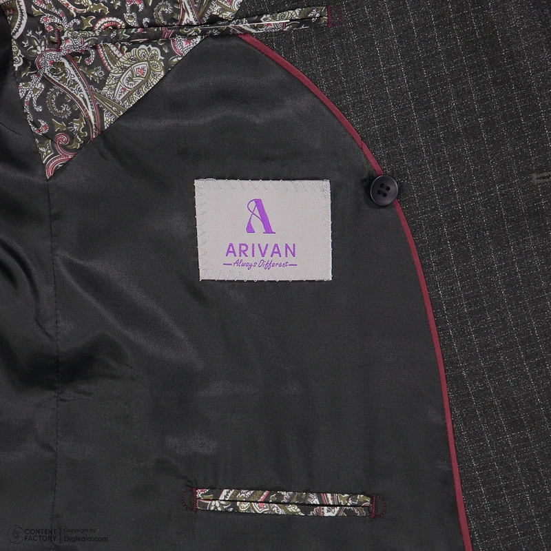 عکس شماره 8 : کت و شلوار مردانه آریوان مدل دبل برست کد sd022