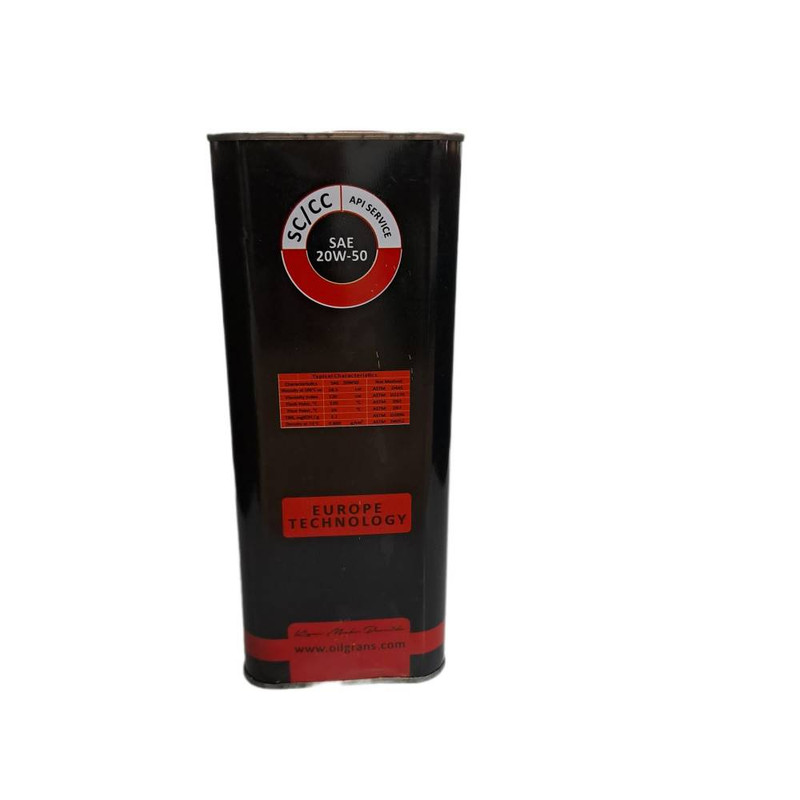 روغن موتور گرنس اویل مدل G8000 20W50 SC/CC حجم 4 لیتر