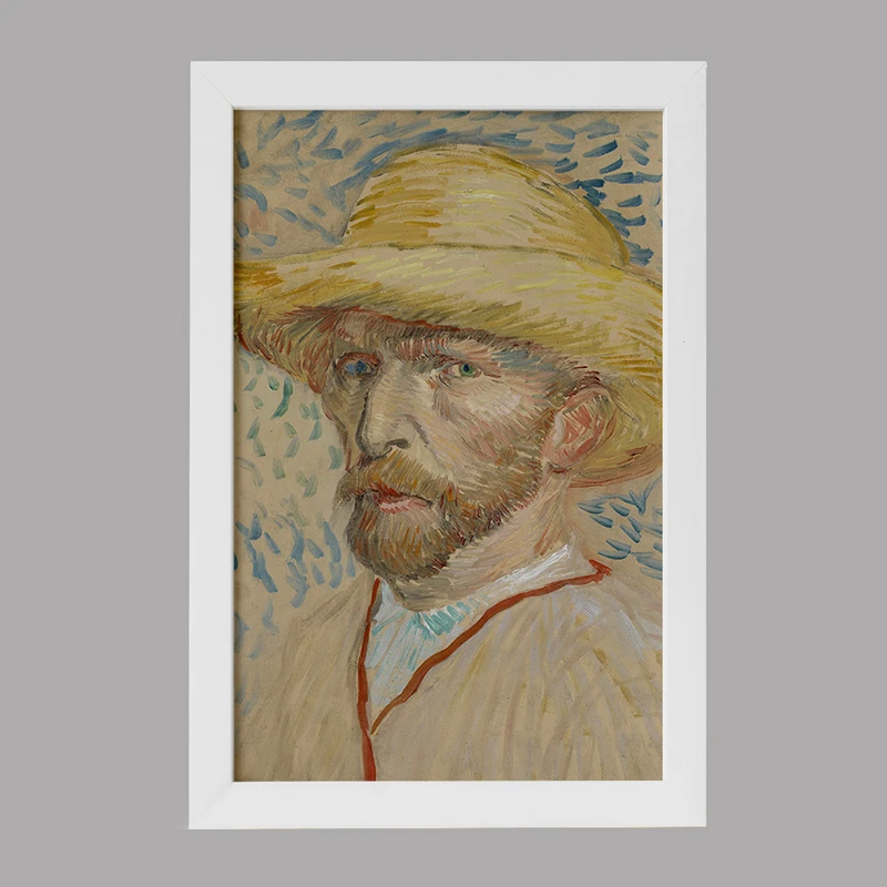 تابلو خندالو مدل سلف پرتره ونسان ونگوگ (Van Gogh) کد 36811