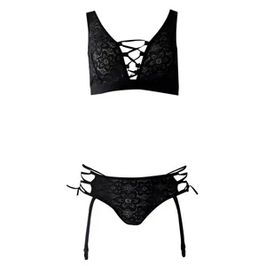 ست شورت و نیم تنه زنانه مدل جلو گره ای