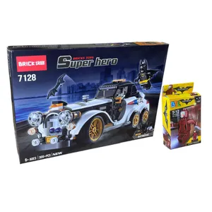 ساختنی مدل ماشین بتمن و مرد پنگوئنی مجموعه 2 عددی