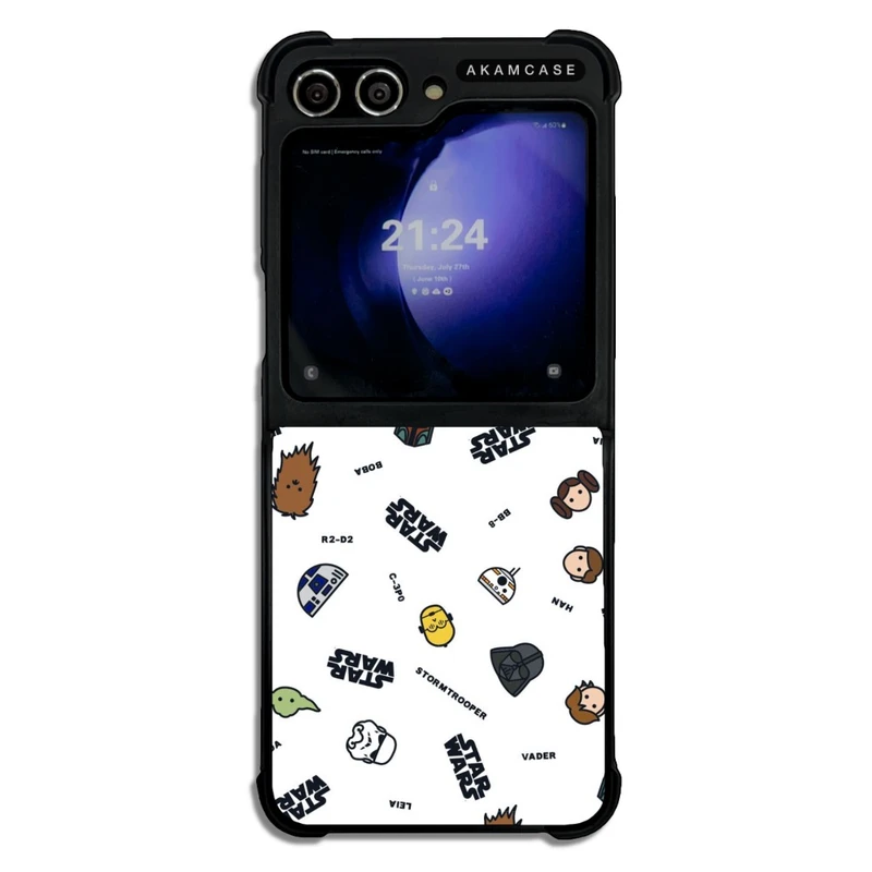 کاور آکام مدل AMC-WSGZFLIP5-STAR WARS8 مناسب برای گوشی موبایل سامسونگ Galaxy Z Flip 5