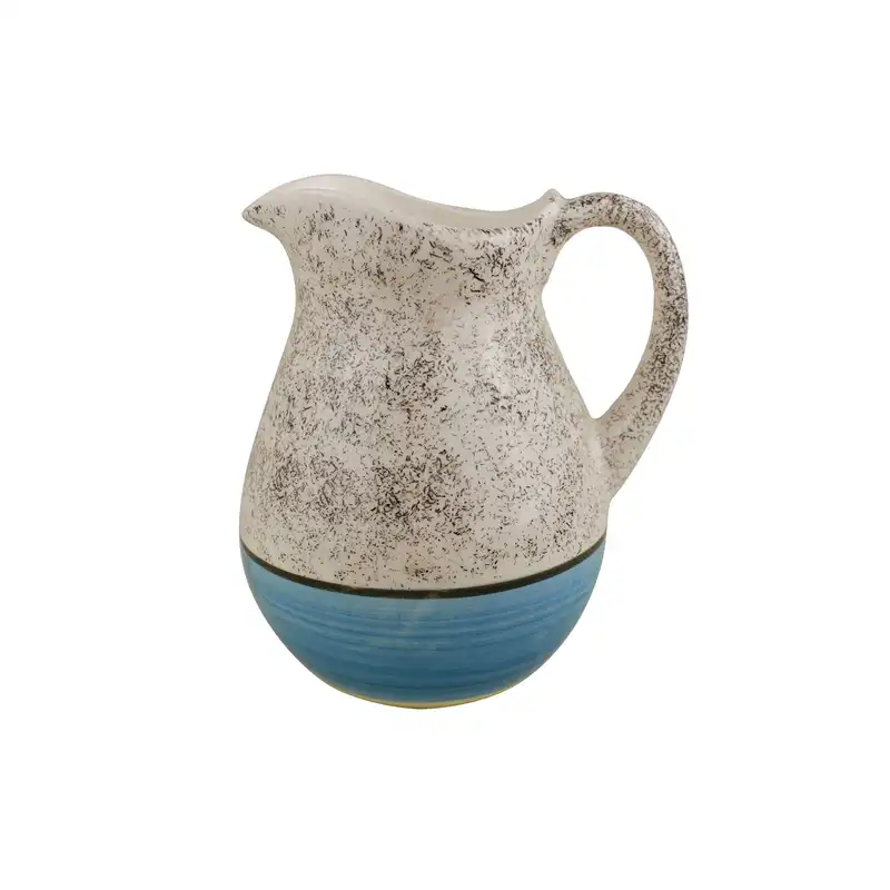 ست پارچ و لیوان سرامیکی مدل خورشیدی مجموعه 7 عددی