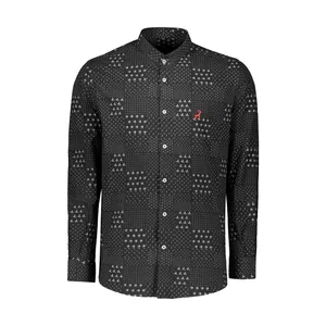 پیراهن آستین بلند مردانه آیبکس مدل 1030رنگ مشکی