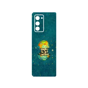 MAHOOT Collage of Earth Face Cover Sticker for Samsung Galaxy Z FOLD 2