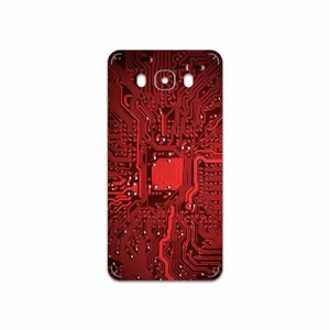 MAHOOT Red Printed Circuit Board Cover Sticker for Samsung Galaxy J7 2016