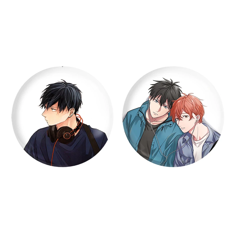 مگنت خندالو طرح مافویو و ریتسوکا یونیاما انیمه گیون کد 1309213095 مجموعه 2 عددی