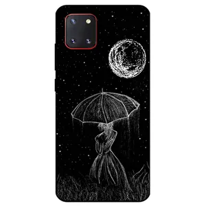 Megafone Girl and Moon 1369 Cover For Samsung Galaxy Note 10 Lite