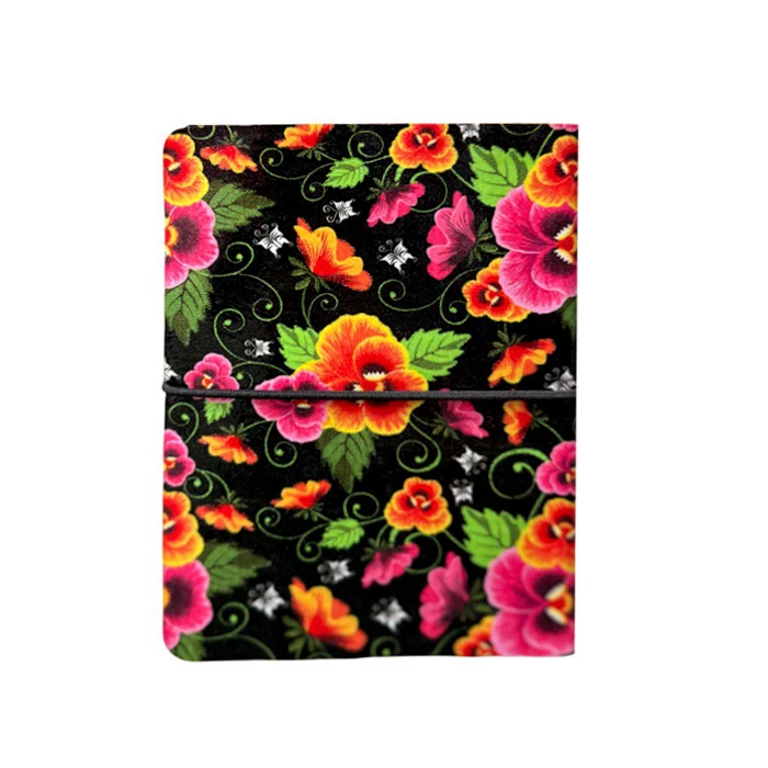دفتر یادداشت 80برگ مدل فانتزی طرح گلدار کد 5456465