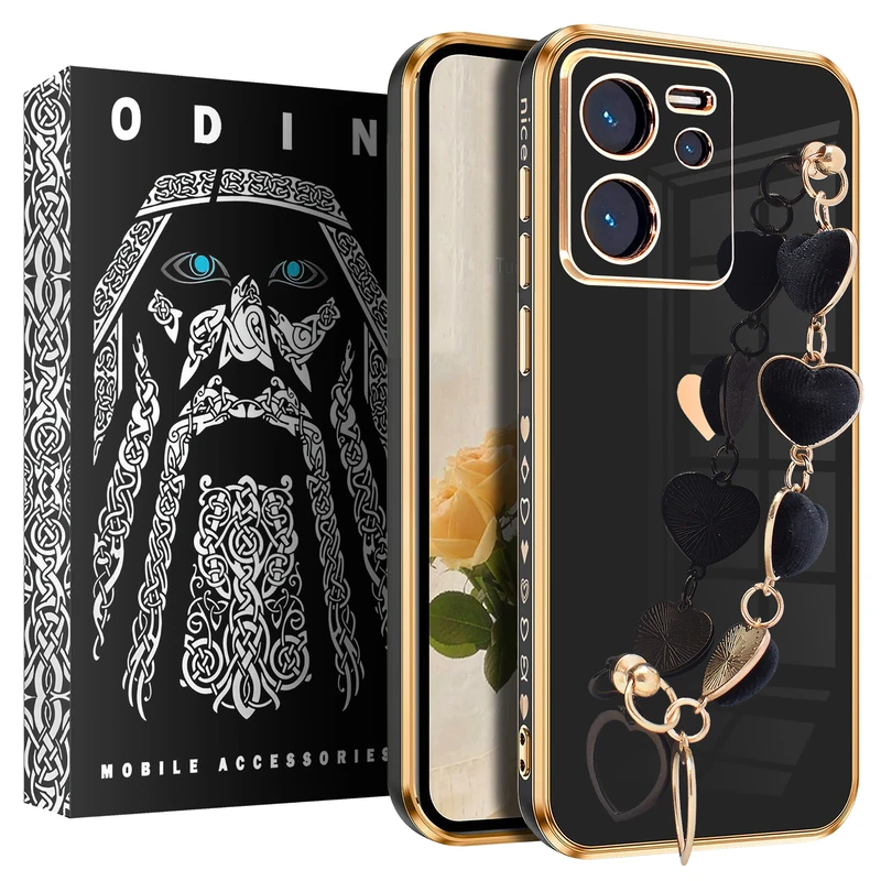 کاور اودین مدل Velvet Heart مناسب برای گوشی موبایل شیائومی Mi 13T / 13T Pro به همراه آویز