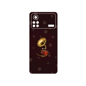MAHOOT Gramophone Nostalgia Cover Sticker for Xiaomi Poco X4 Pro 5G