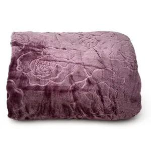 پتو مسافرتی 2 نفره مدل ژله ای رز گاردن سایز 200*220 سانتی متر