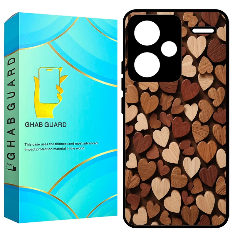 کاور قاب گارد طرح قلب مدل GCHPN13PL مناسب برای گوشی موبایل شیائومی Redmi Note 13 Pro Plus
