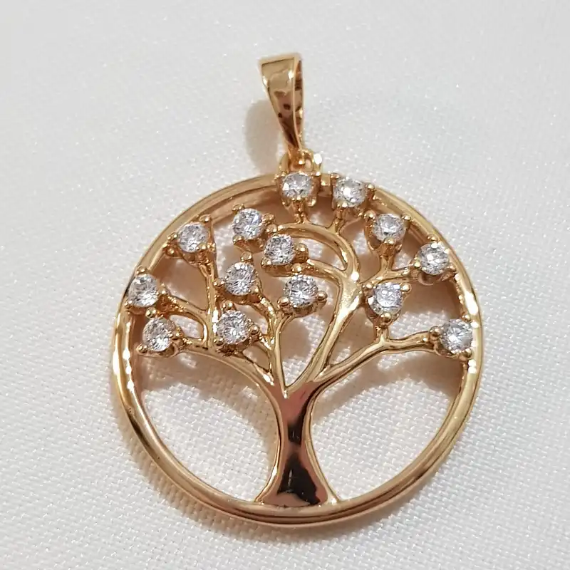 گردنبند زنانه ژوپینگ مدل درخت زندگی 334631