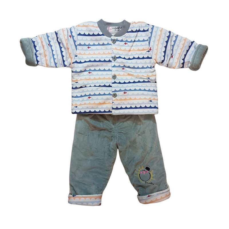 ست کاپشن و سرهمی نوزادی مدل ASH279