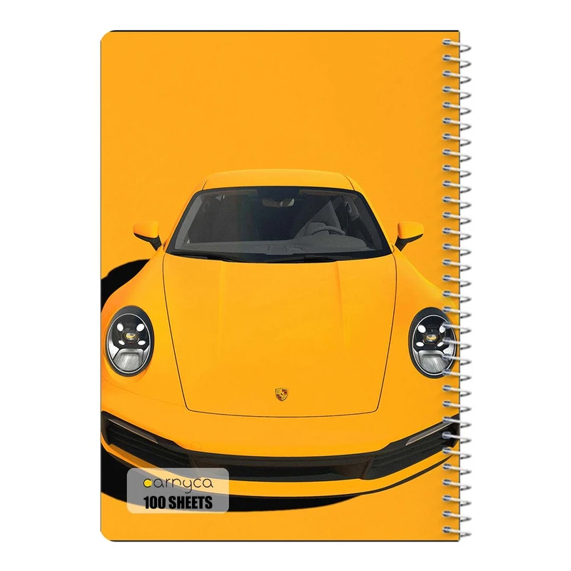 دفتر مشق 100 برگ سیمی کارنیکا طرح پورشه Porsche کد 21805