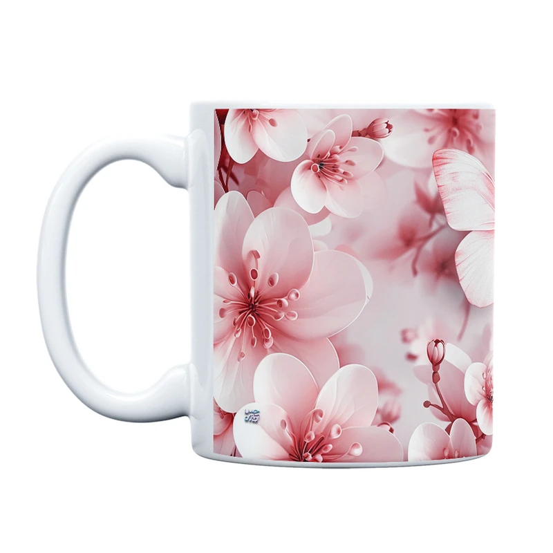 ماگ حس آمیزی طرح پروانه مدل کلاسیک کد 40