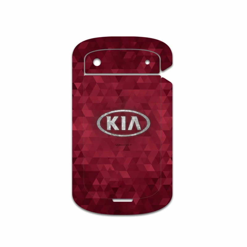 برچسب پوششی ماهوت مدل KIA-Logo مناسب برای گوشی موبایل بلک بری Bold Touch 9900