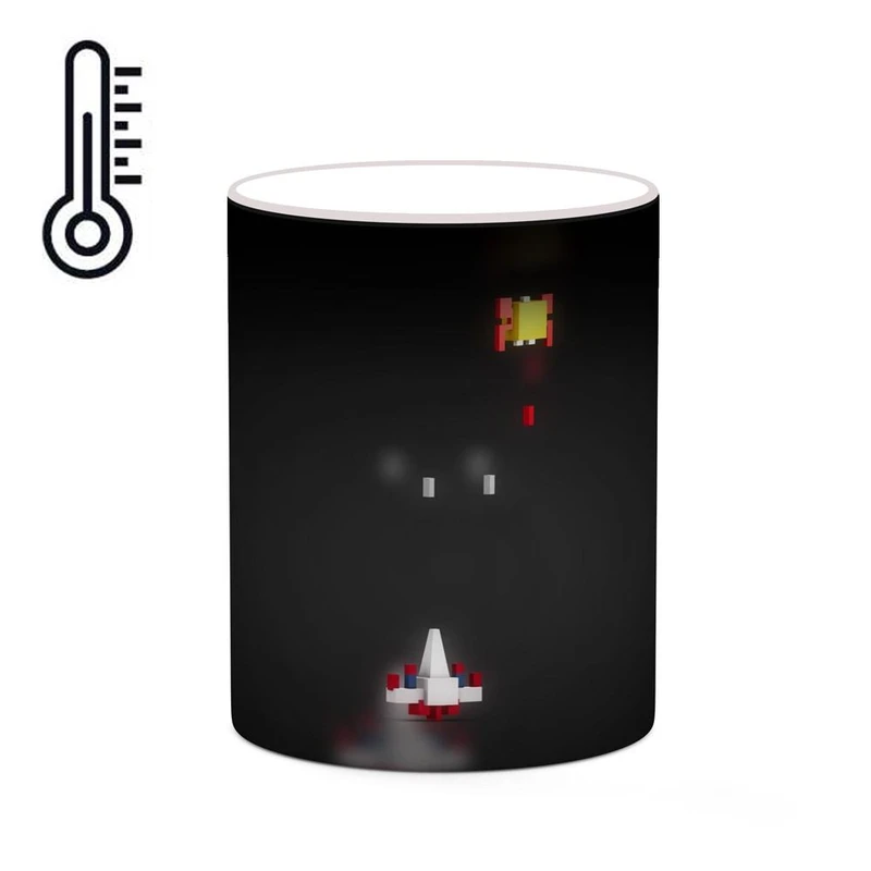 ماگ حرارتی کاکتی مدل بازی گالاگا Galaga کد mgh28591
