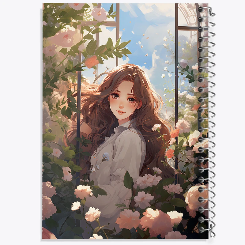 دفتر شطرنجی 50 برگ خندالو مدل دخترانه کد N1254