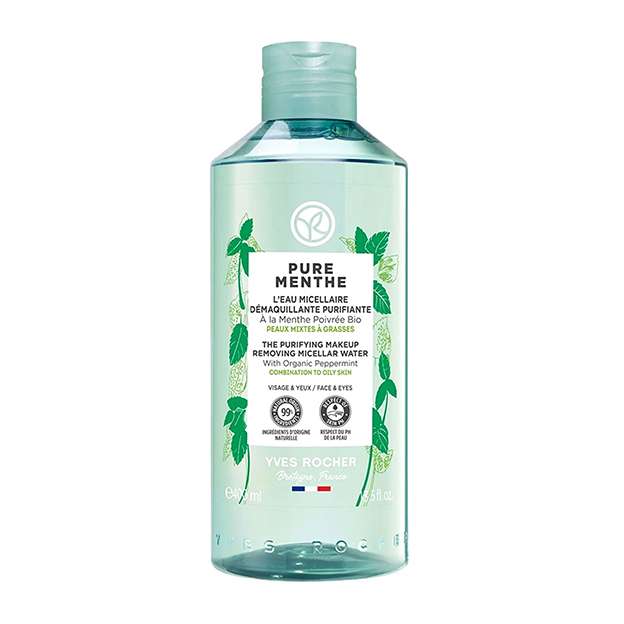 محلول پاک کننده آرایش صورت ایوروشه مدل PURE MENTHE حجم 400 میلی لیتر محلول پاک کننده آرایش صورت ایوروشه مدل PURE MENTHE حجم 400 میلی لیتر