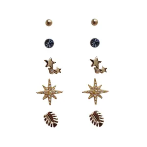 گوشواره زنانه اکسسورایز مدل طبیعت بسته 5 عددی