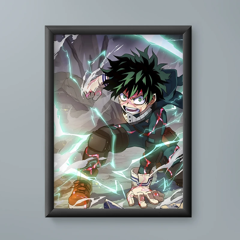 تابلو مدل انیمه ایزوکو میدوریا مای هیرو آکادمی Izuku Midoriya My Hero Academia anime 09