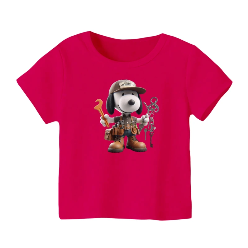 تی شرت آستین کوتاه بچگانه مدل اسنوپی کد ۷۹